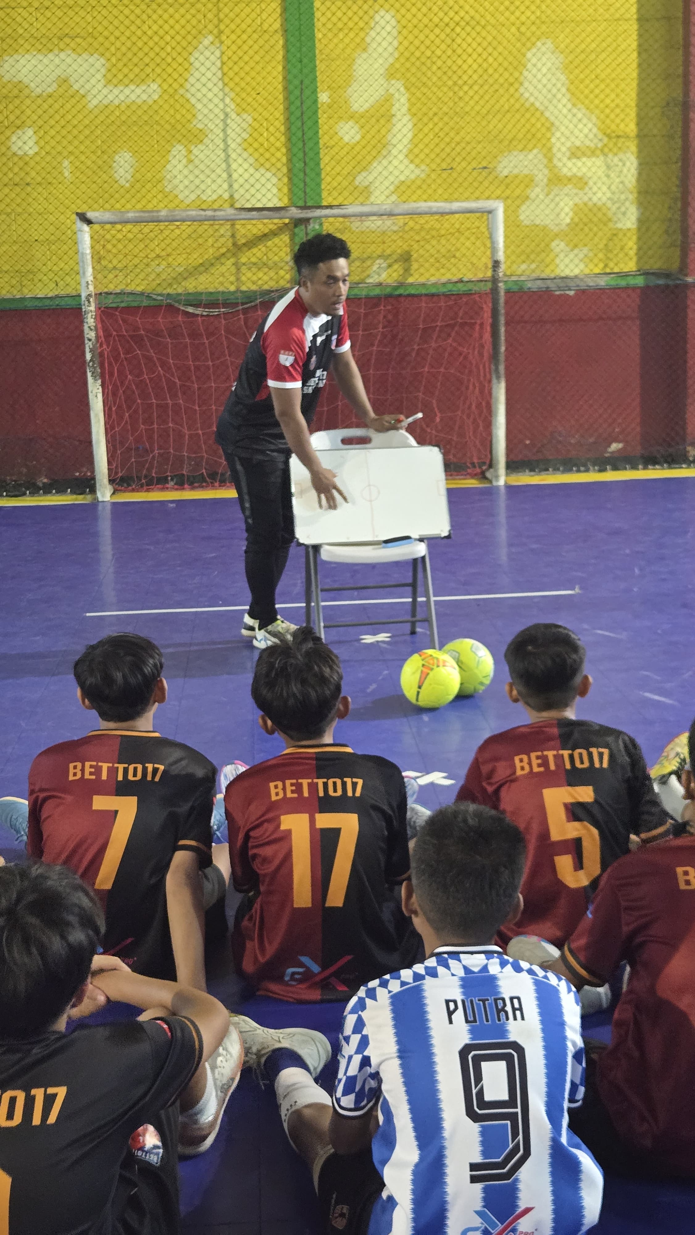 Pemanasan sebelum pertandingan